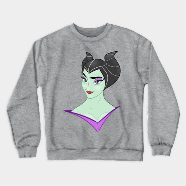 Maleficent Crewneck Sweatshirt by EduardoSQ